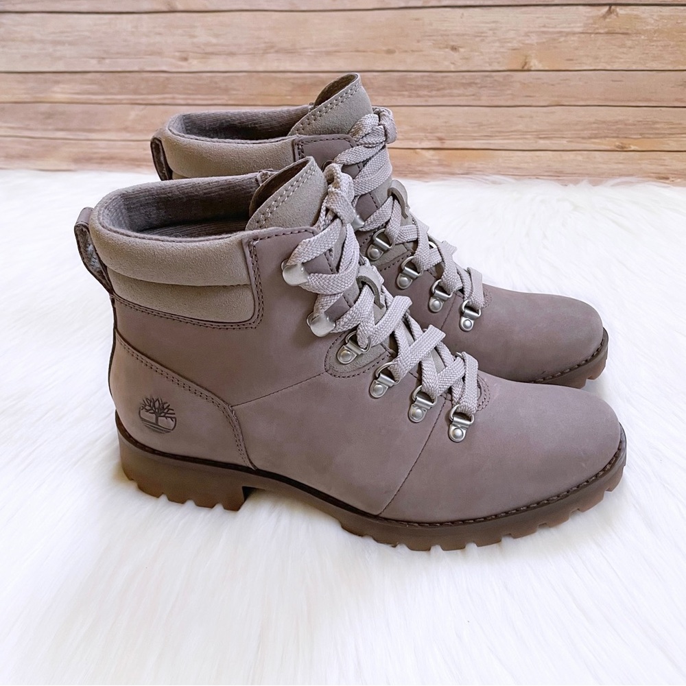 Timberland Women’s Ellendale Mid Hiker Taupe Boots - Picture 5 of 6